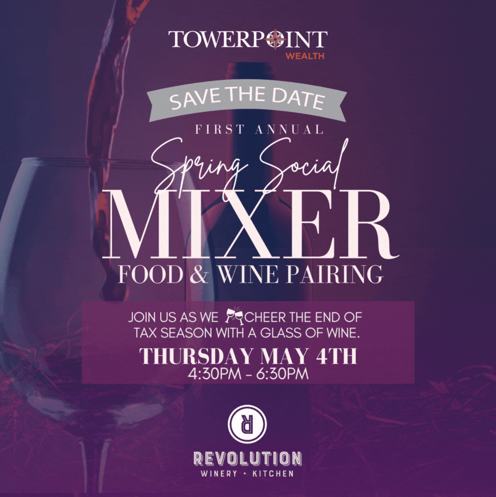 Save the Date Towerpoint Wealth Social Mixer