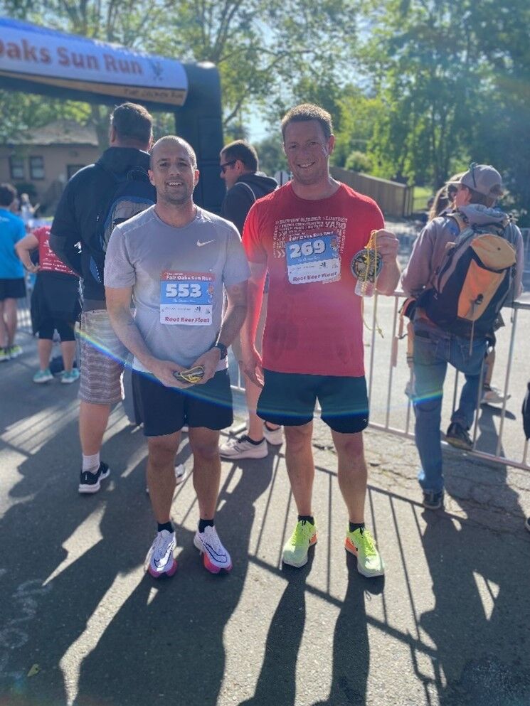 John Palombi Joseph Eschleman Fair Oaks Sun Run