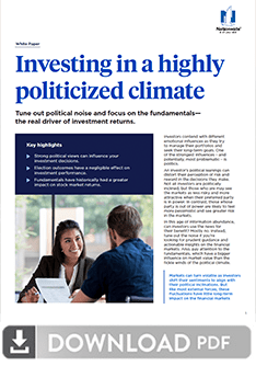 Investing in a highly politicized climate